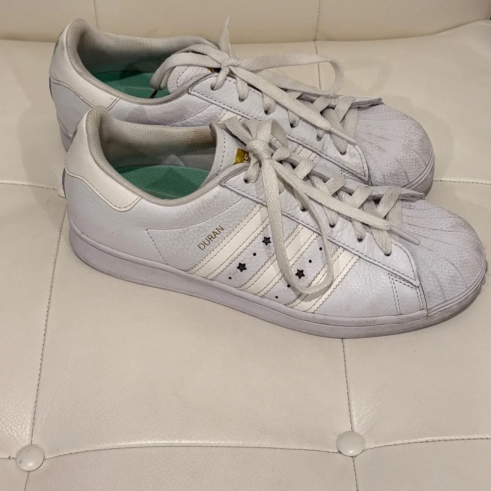 Adidas Superstar Advanced Mariah Duran White Leather Women’s Skate Shoe Size 7.5